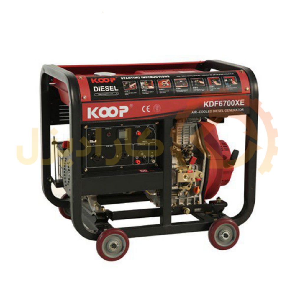 موتور برق دیزلی کوپ مدل KDF 6700Q-3D